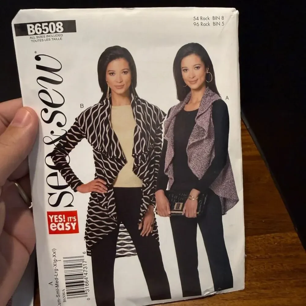 Lot of 6 Women’s Dress & Cardigan Sewing Patterns McCall's Vogue New Look
